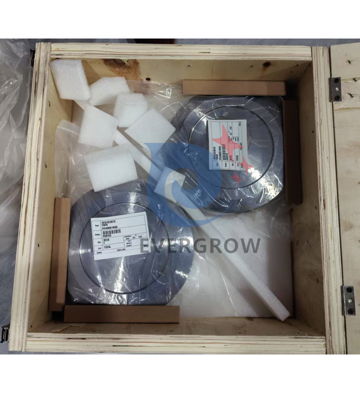 11075 antes de empacar en Crate_evergrow