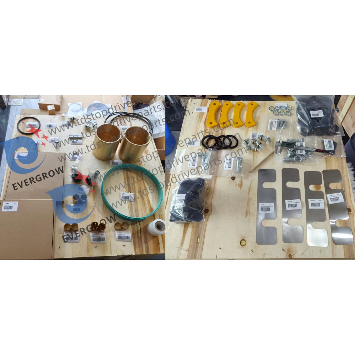 Piezas de repuesto para TDS-11SA Top Drive entregada el 30 de mayo